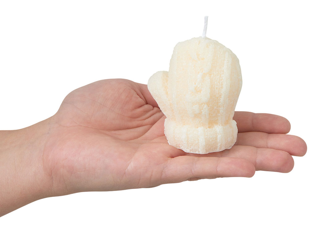 Изображение №5 | Свеча «Рукавичка» (молочный)