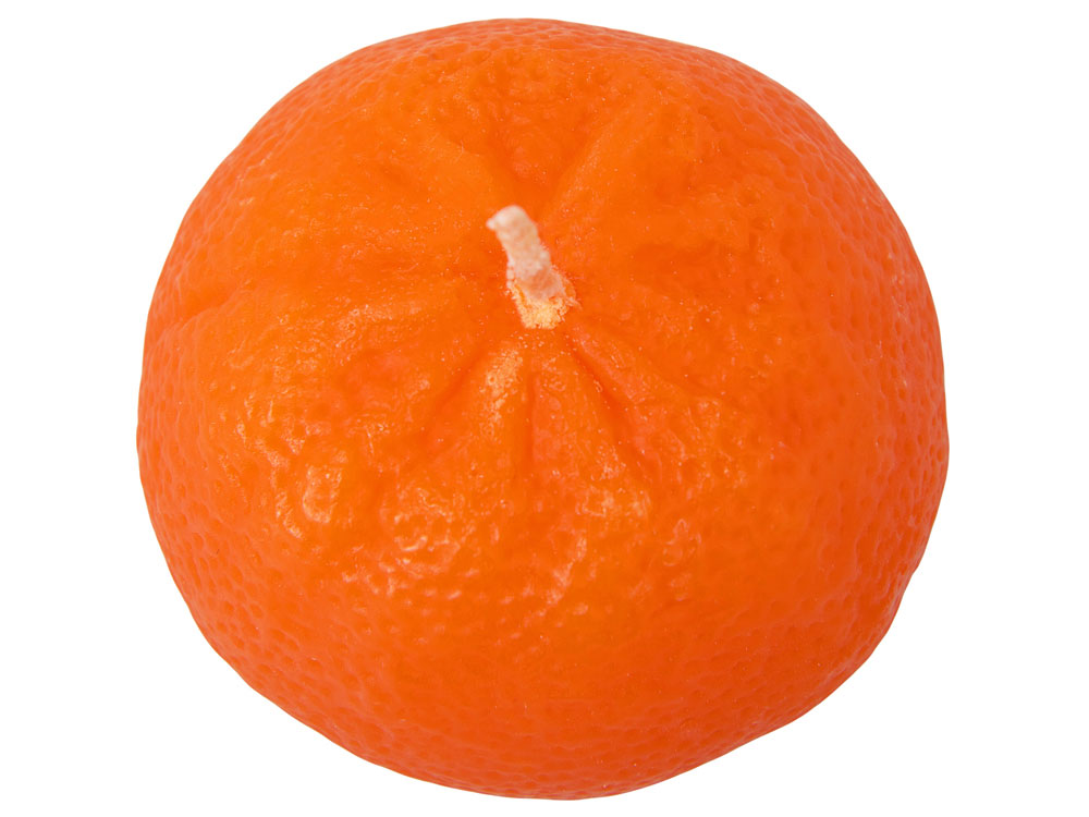 Изображение №5 | Набор свечей «Мандарины в сетке», без аромата (оранжевый)