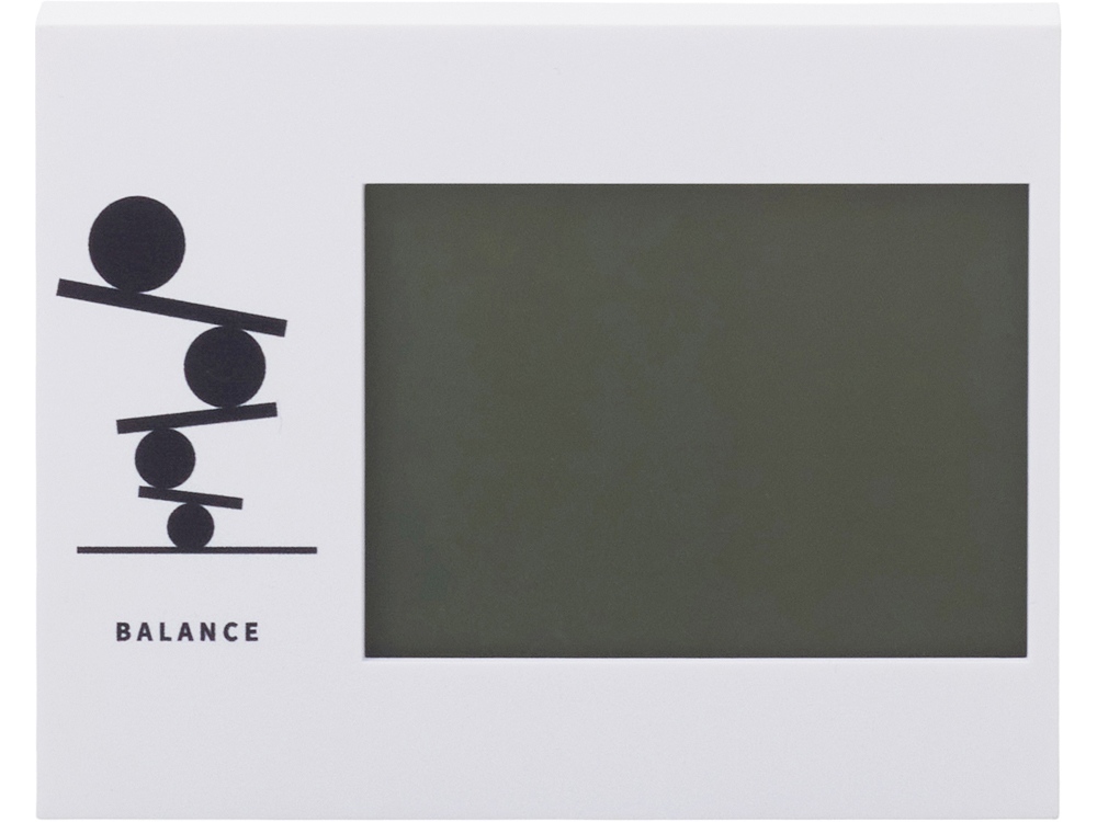 Изображение №2 | Настольные электронные мультифункциональные часы «Rotatio» с УФ-печатью (белый)