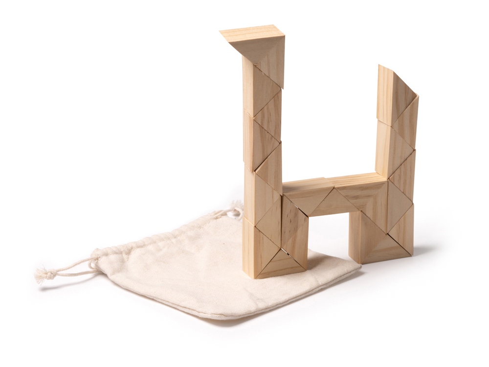 Изображение №1 | Деревянный пазл-головоломка NOKIT (бежевый)