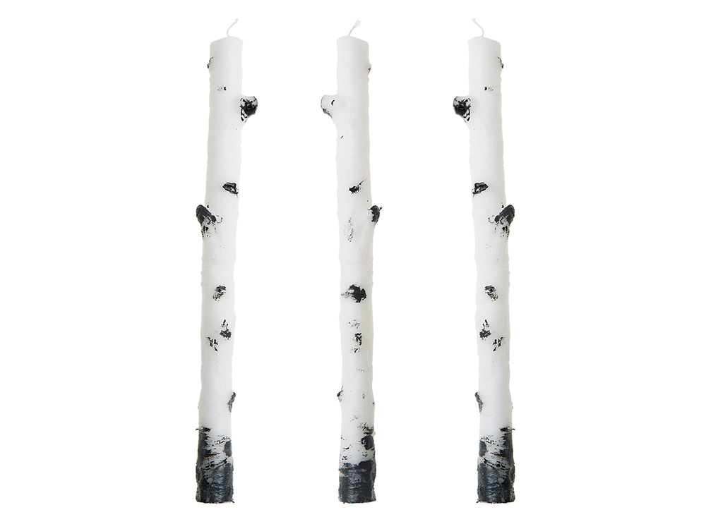 Изображение №1 | Набор свечей «Betulla» (белый, черный)