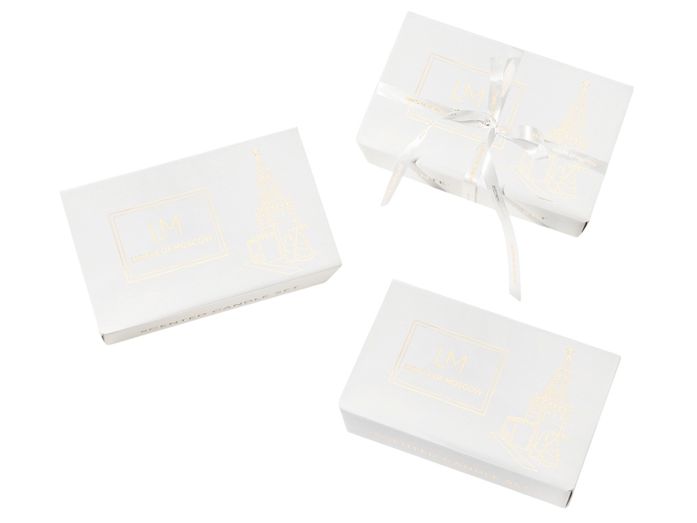 Изображение №4 | Набор ароматических свечей, 5*50 мл С лого (прозрачный)