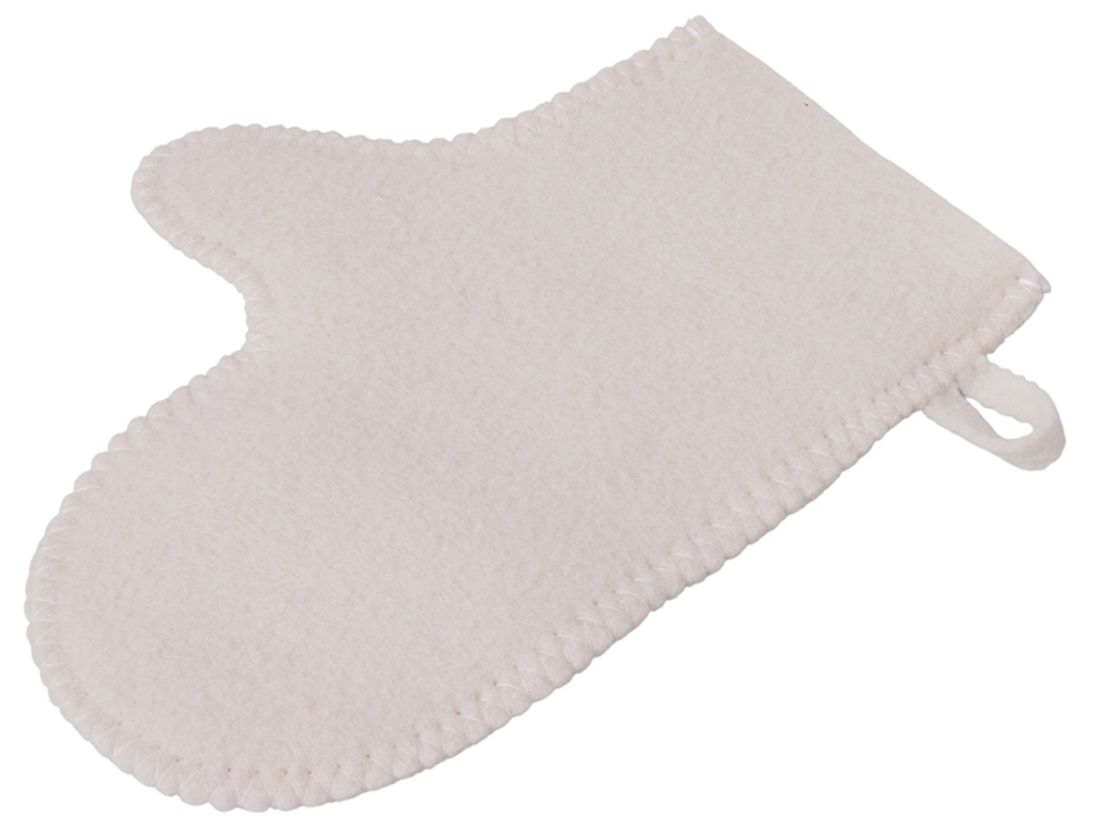 Изображение №1 | Рукавица для бани и сауны «Healing» (белый)