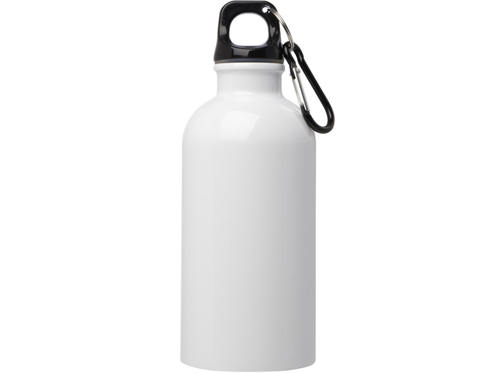 Изображение №2 | Одностенная бутылка для воды с карабином «Oregon», 400 мл (белый)