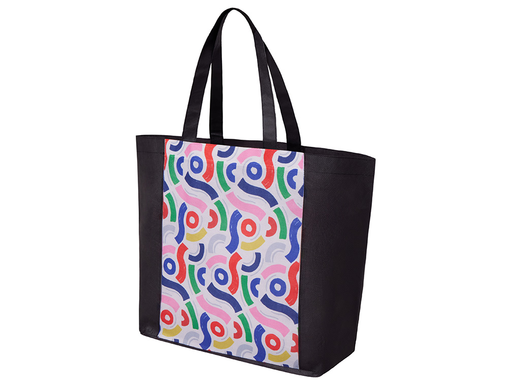 Изображение №8 | Сумка для шопинга с донной складкой и ручкой из нетканого PET материала (разноцветный)