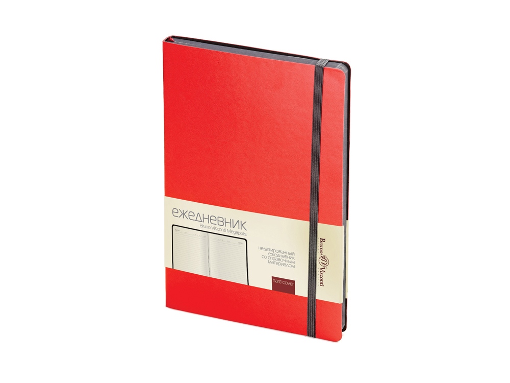 Изображение №1 | Ежедневник недатированный А5 «Megapolis Soft» (красный)