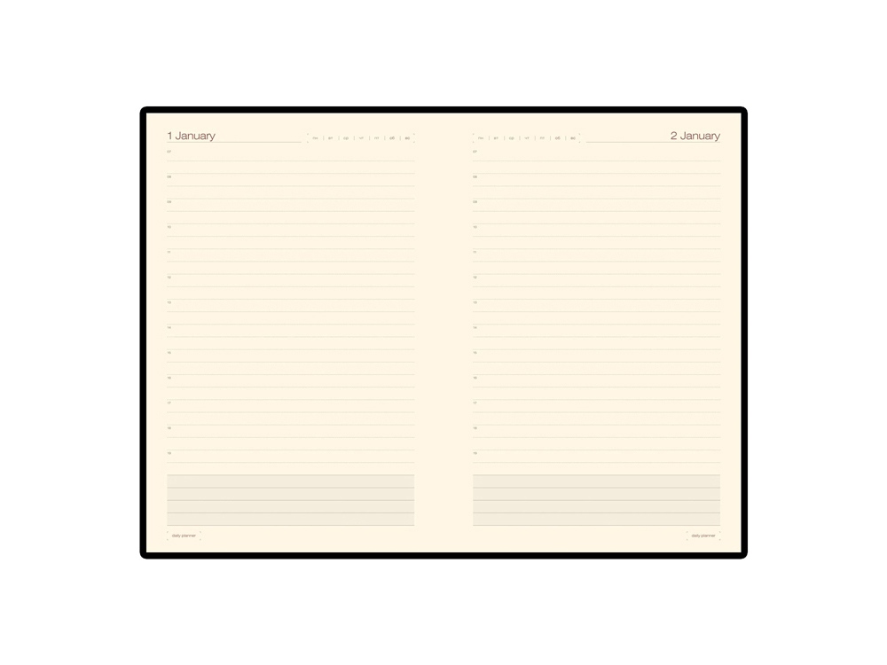 Изображение №2 | Ежедневник А5 полудатированный «Porto» A5 (бордовый)