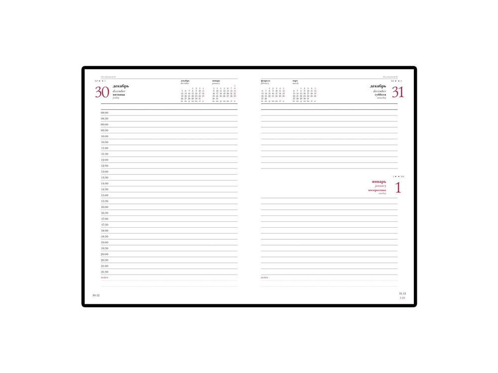 Изображение №2 | Ежедневник датированный А5 «Ideal New» на 2026 год (черный)