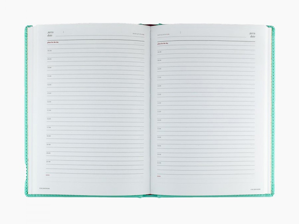 Изображение №2 | Ежедневник недатированный А5 «Velvet» A5 (зефирный мятный)