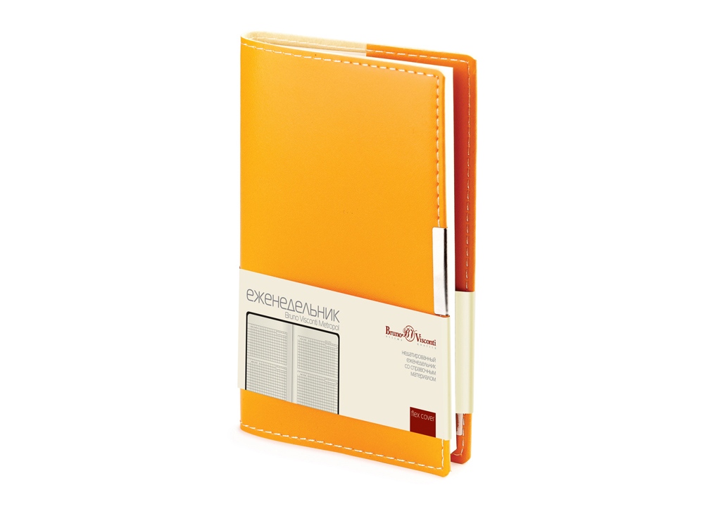 Изображение №1 | Еженедельник недатированный А6 «Metropol» A6 (оранжевый)