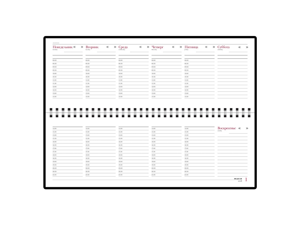 Изображение №2 | Планинг недатированный «Sidney Nebraska» (коричневый)