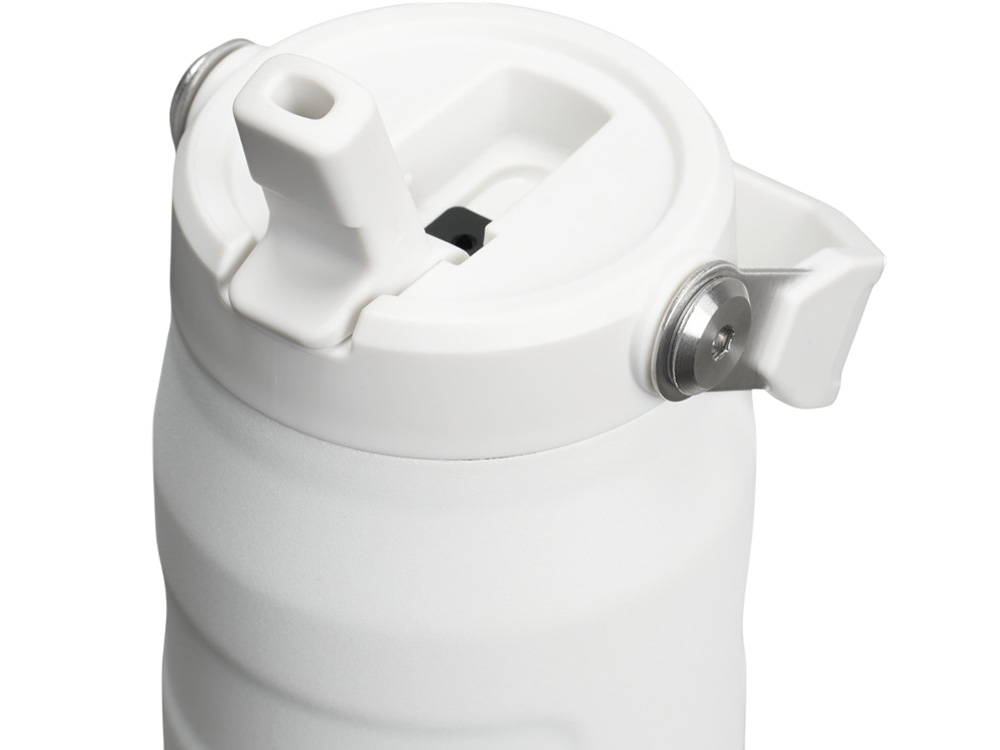 Изображение №3 | Бутылка для воды с откидной трубочкой Stanley IceFlow™ 2.0, 700 мл (белый матовый)