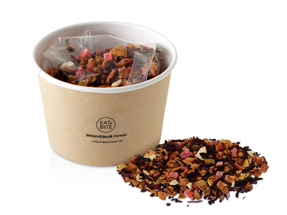 Изображение №1 | Чай травяной «Вишневый пунш», 50 гр. (бежевый)