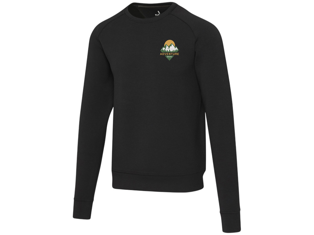 Изображение №5 | Спортивный свитер с круглым вырезом «Yukon» из интерлока, унисекс XS (черный)