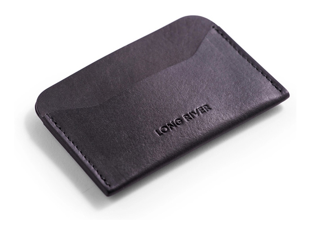 Изображение №3 | Подарочный набор Long River: картхолдер, ремешок для ключей С лого (черный)