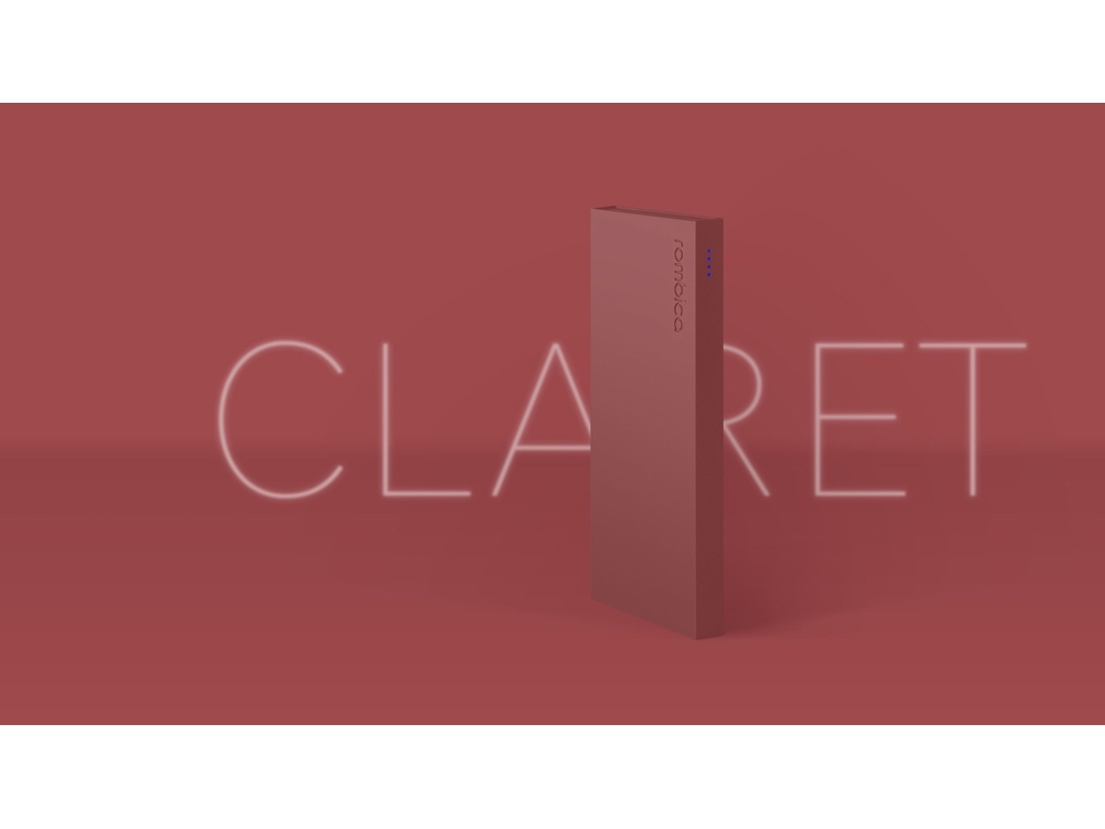 Изображение №5 | Внешний аккумулятор «NEO ARIA», 10000 mAh (бордовый/серый)