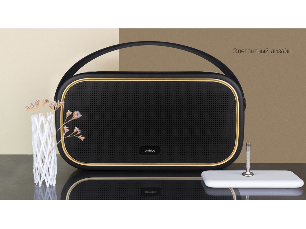 Изображение №6 | Портативная акустика «Mysound Moon» (черный/золотистый)