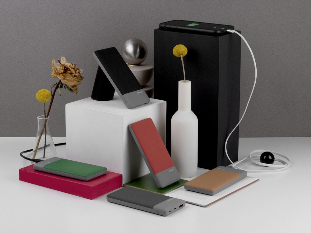 Изображение №5 | Внешний аккумулятор «NEO Charge 3C», 10000 mAh (зеленый, светло-серый)