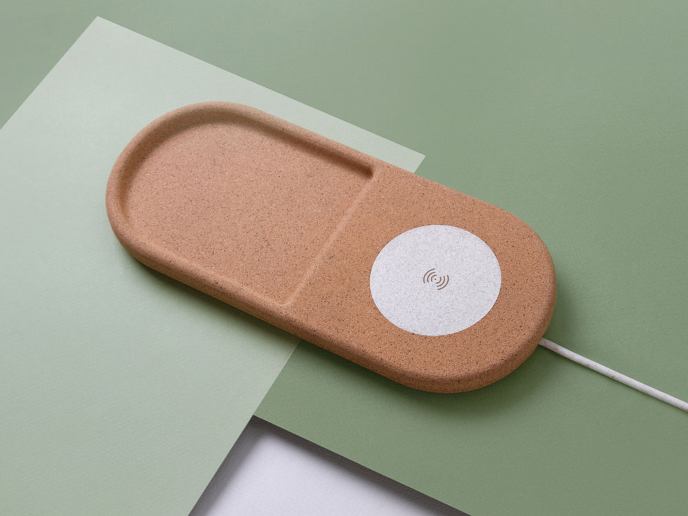 Изображение №8 | Беспроводное зарядное устройство «NEO Eco XL», 10 Вт (светло-коричневый)