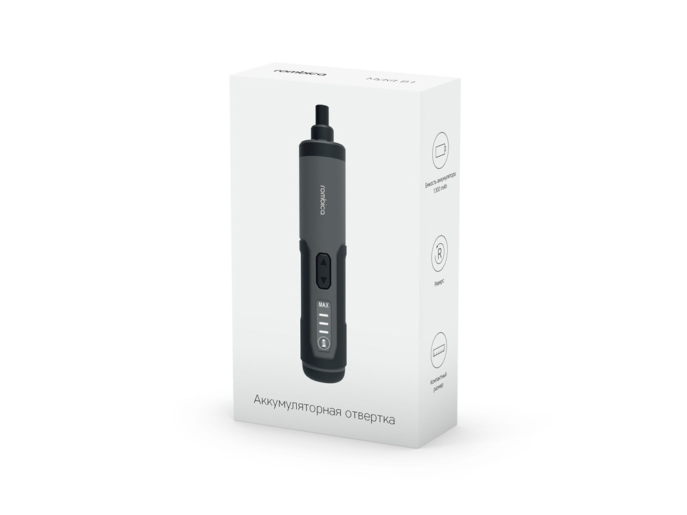 Изображение №6 | Отвертка аккумуляторная «MyKit B1» (серый, черный)