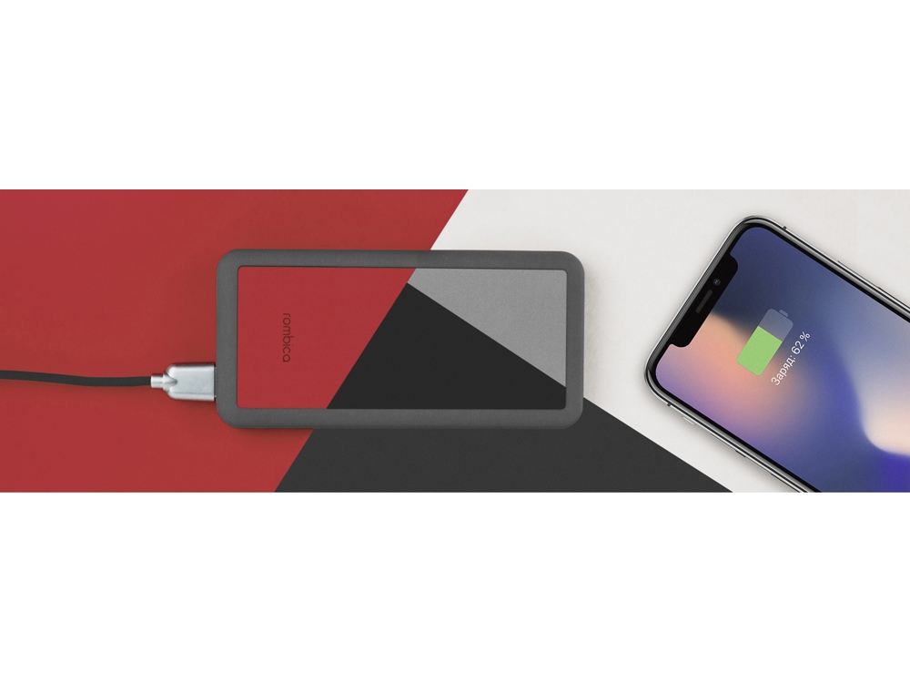 Изображение №11 | Внешний аккумулятор «NEO Bright», 10000 mAh (серый, черный, красный)