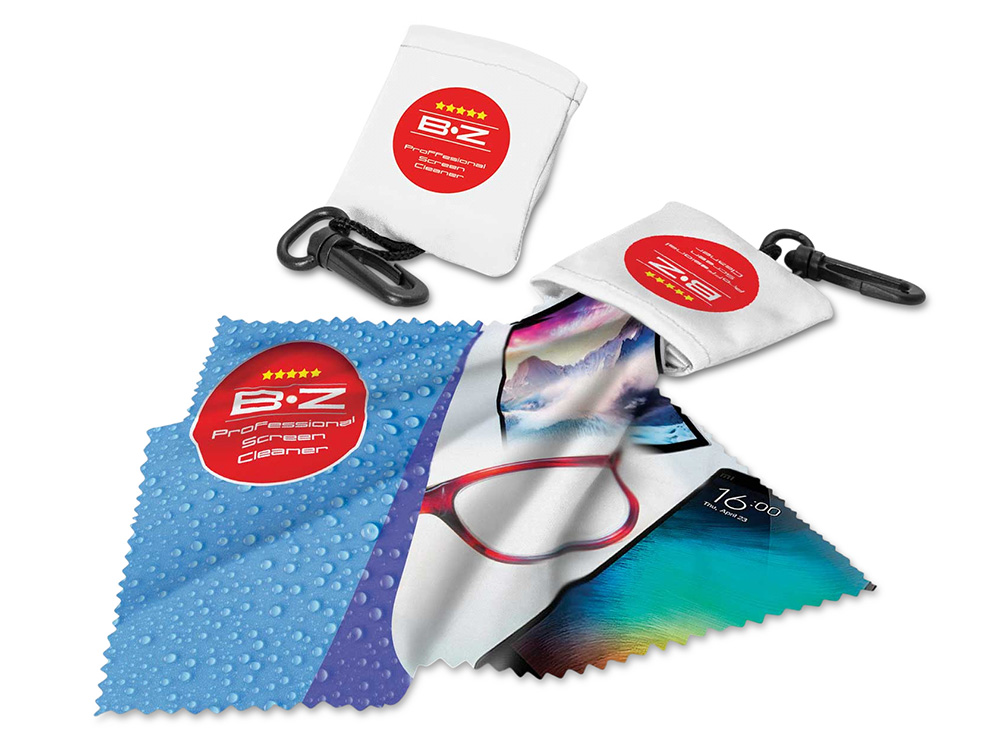 Изображение №1 | Очищающая салфетка в чехле с возможностью полноцветной печати (белый)