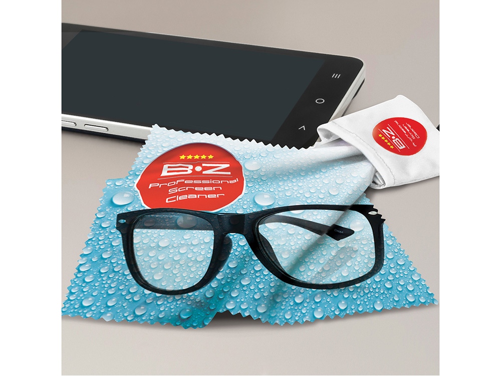 Изображение №4 | Очищающая салфетка в чехле с возможностью полноцветной печати (белый)