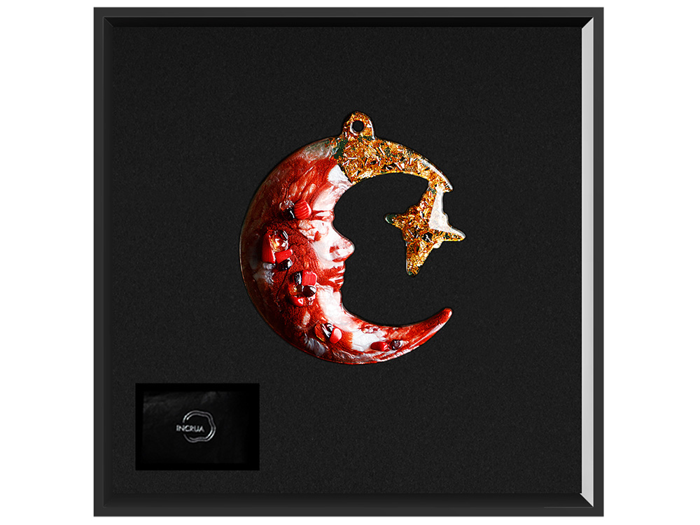 Изображение №2 | Елочная игрушка Полумесяц (Гранат (красный))