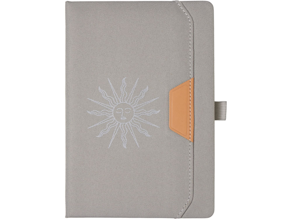 Изображение №1 | Блокнот А5 из RPET «Harvey» с термотрансфером (серый)