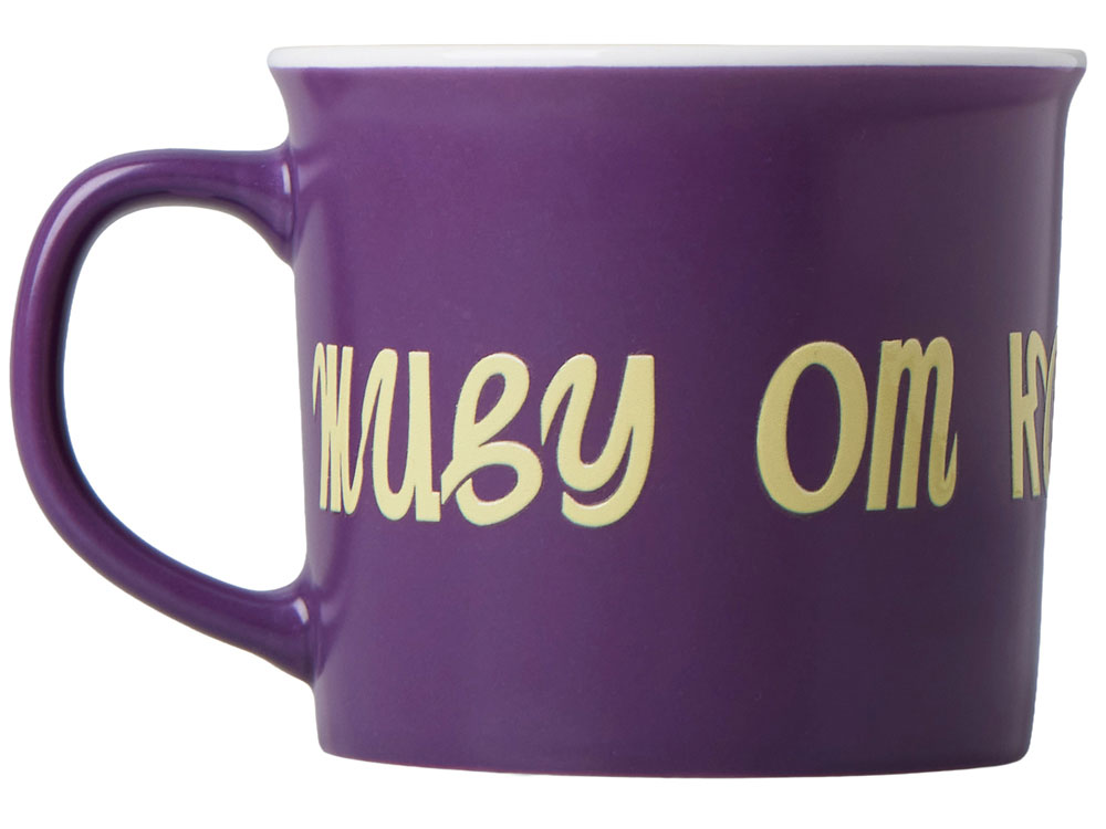 Изображение №1 | Кружка «Nancy», матовая с УФ-печатью DTF (фиолетовый/белый)