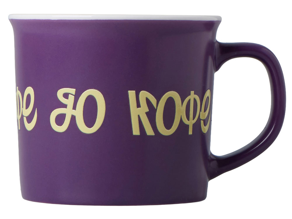 Изображение №2 | Кружка «Nancy», матовая с УФ-печатью DTF (фиолетовый/белый)