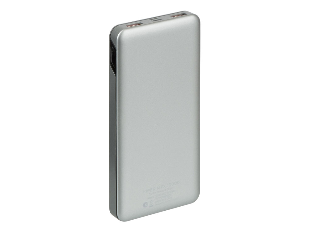 Изображение №2 | Портативный внешний аккумулятор «MFX», 10000 mAh (серебристый)