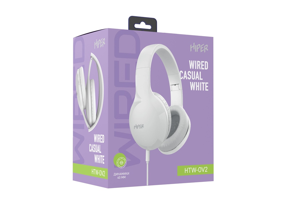 Изображение №10 | Проводные накладные наушники «WIRED CASUAL» (белый)