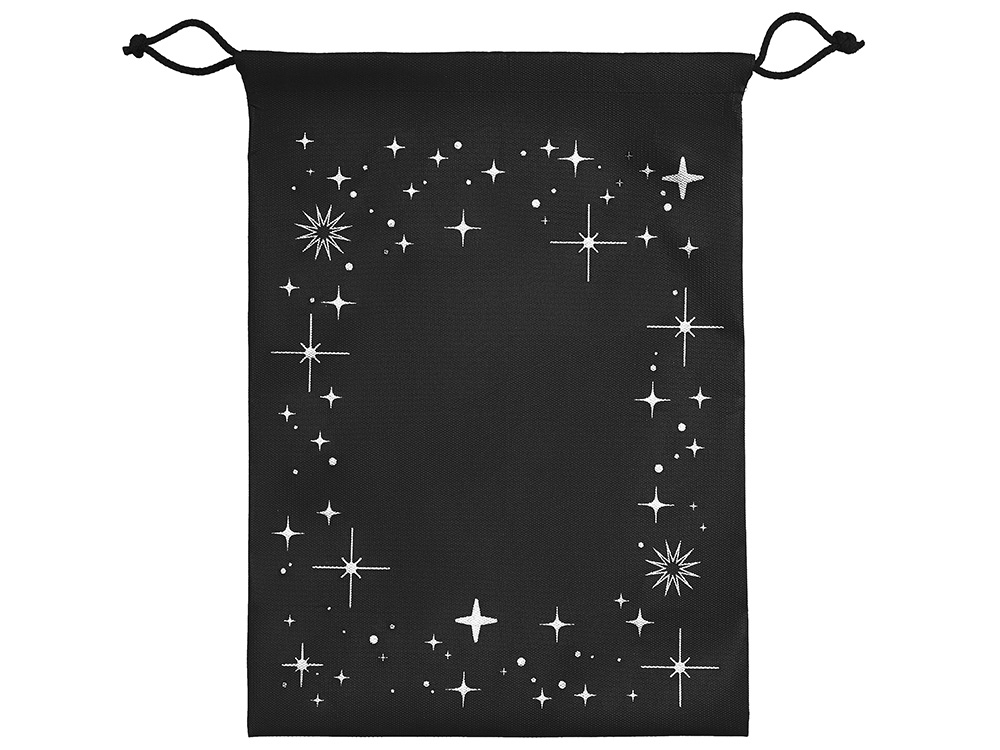 Изображение №4 | Мешок из спанбонда с новогодним дизайном «Twinkle» (черный)