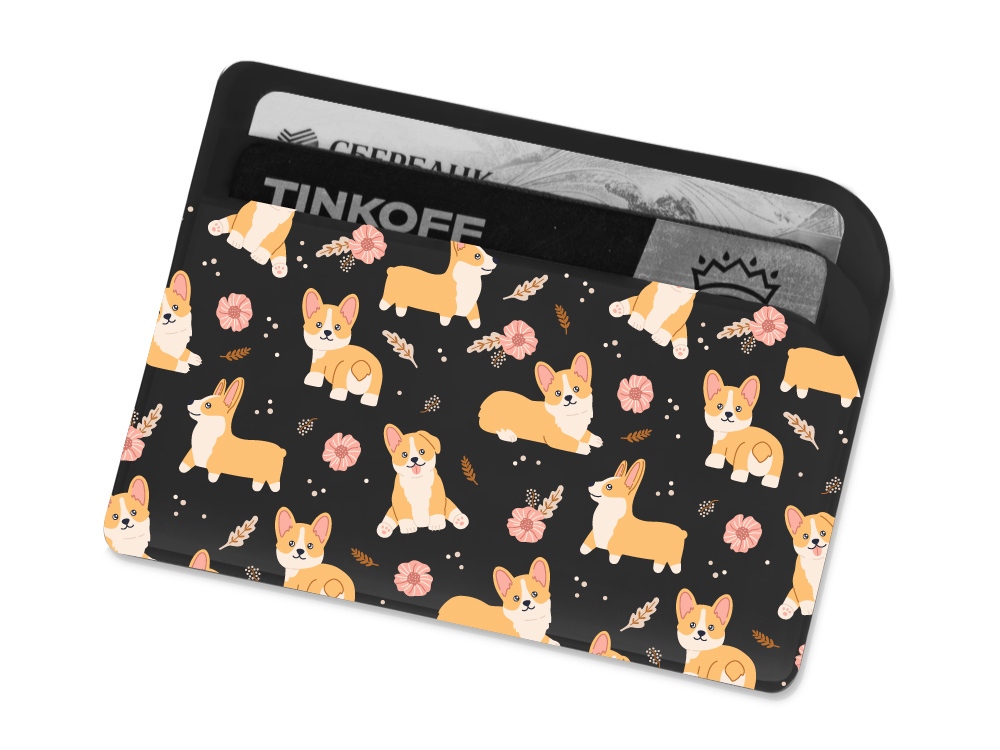 Изображение №6 | Картхолдер для 3-х карт с возможностью полноцветной печати, софт-тач