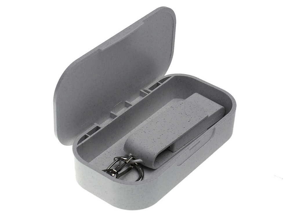 Изображение №4 | USB 2.0- флешка промо «Варуна» на 512 Мбайт с поворотным механизмом 512МБ (серый)