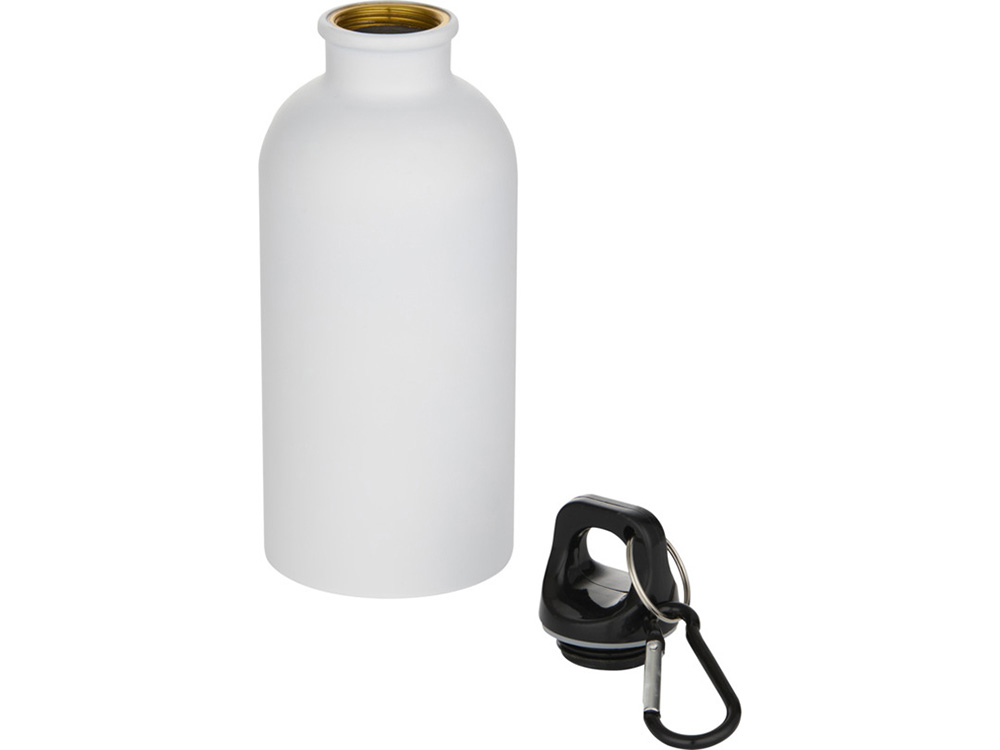 Изображение №3 | Бутылка для воды «Oregon», переработанная сталь, 400 мл (белый)