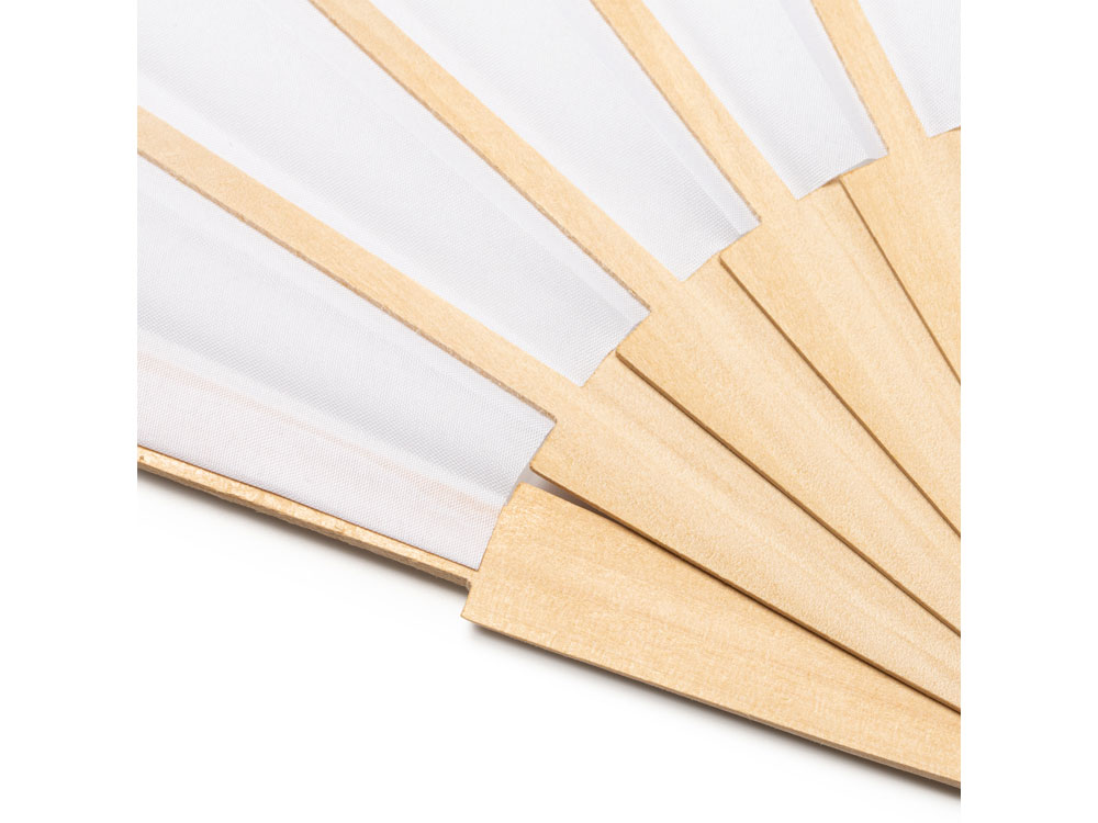 Изображение №3 | Веер MILOS (белый/натуральный)