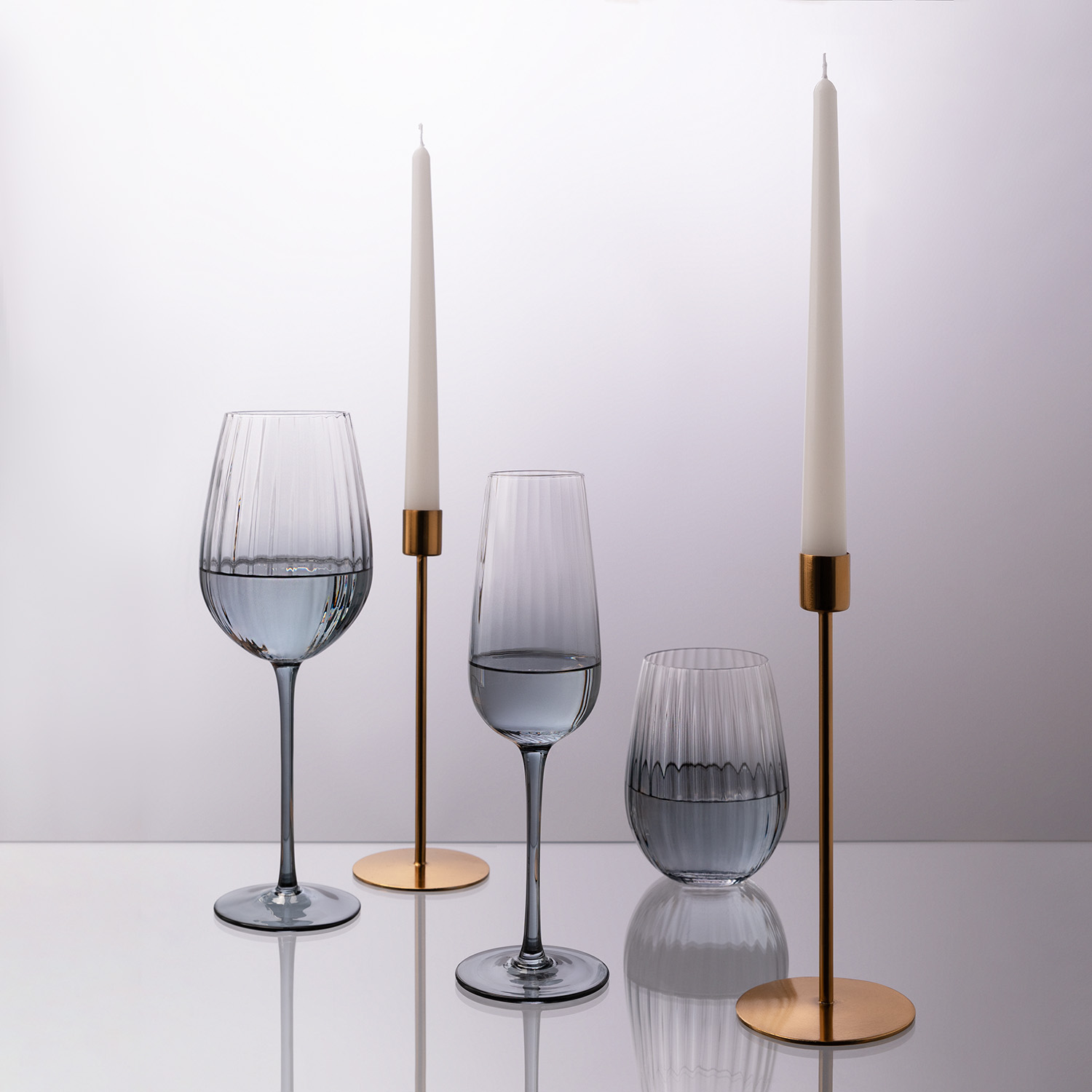 Изображение №5 | Стакан для воды Мансера (Mancera), градиент серый