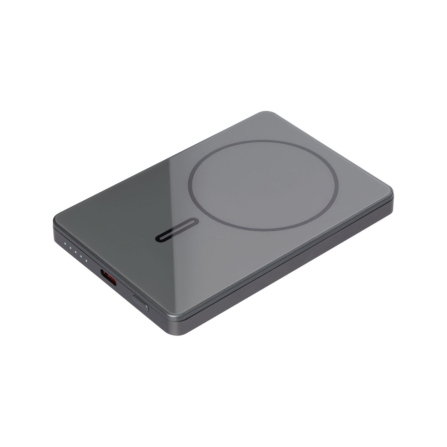 Изображение №1 | Внешний аккумулятор Оникс PD (Onyx PD) 5000mAh с функцией беспроводной зарядки 15W, серый