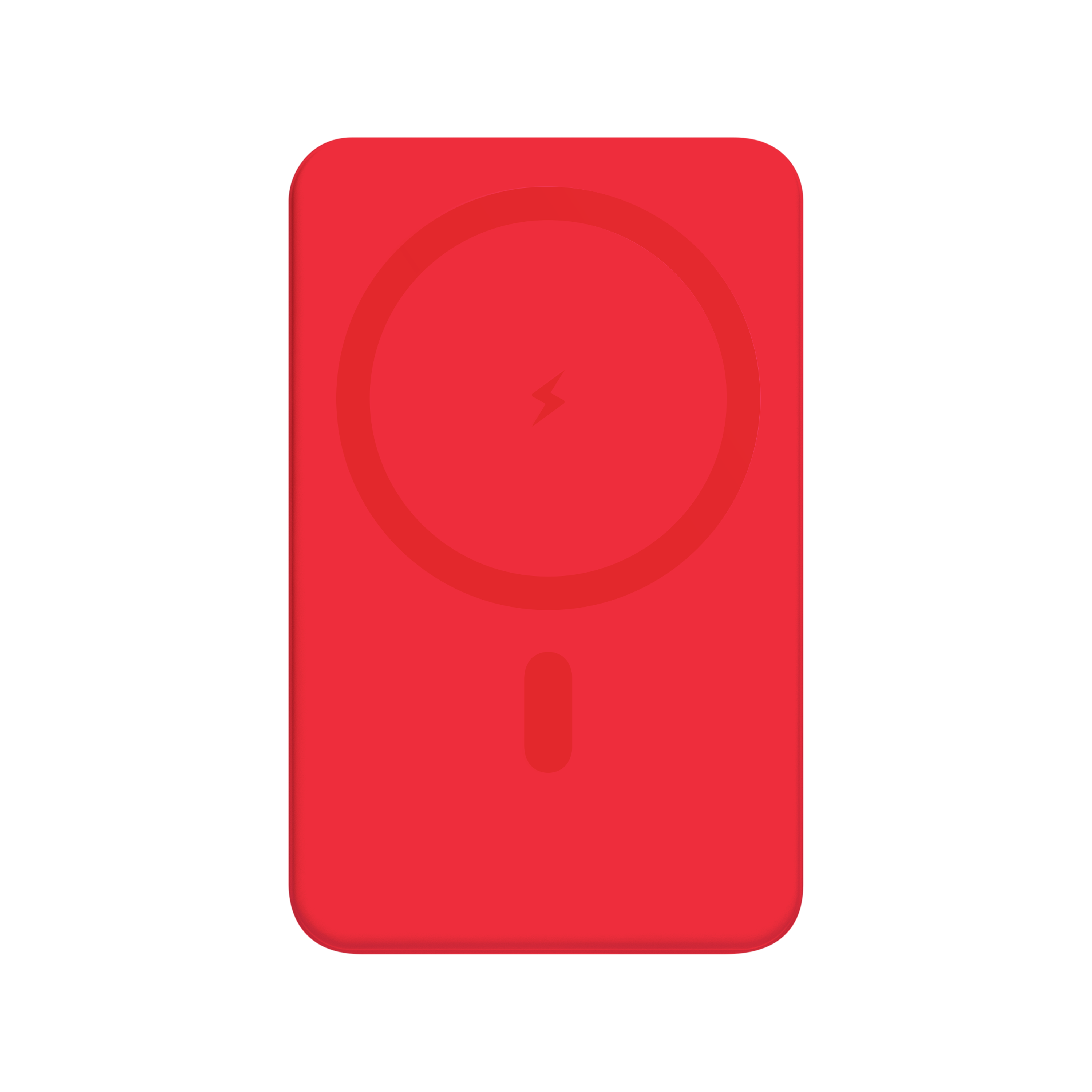 Изображение №3 | Внешний аккумулятор Ларго PD (Largo PD) 5000mAh с функцией беспроводной зарядки 15W, красный