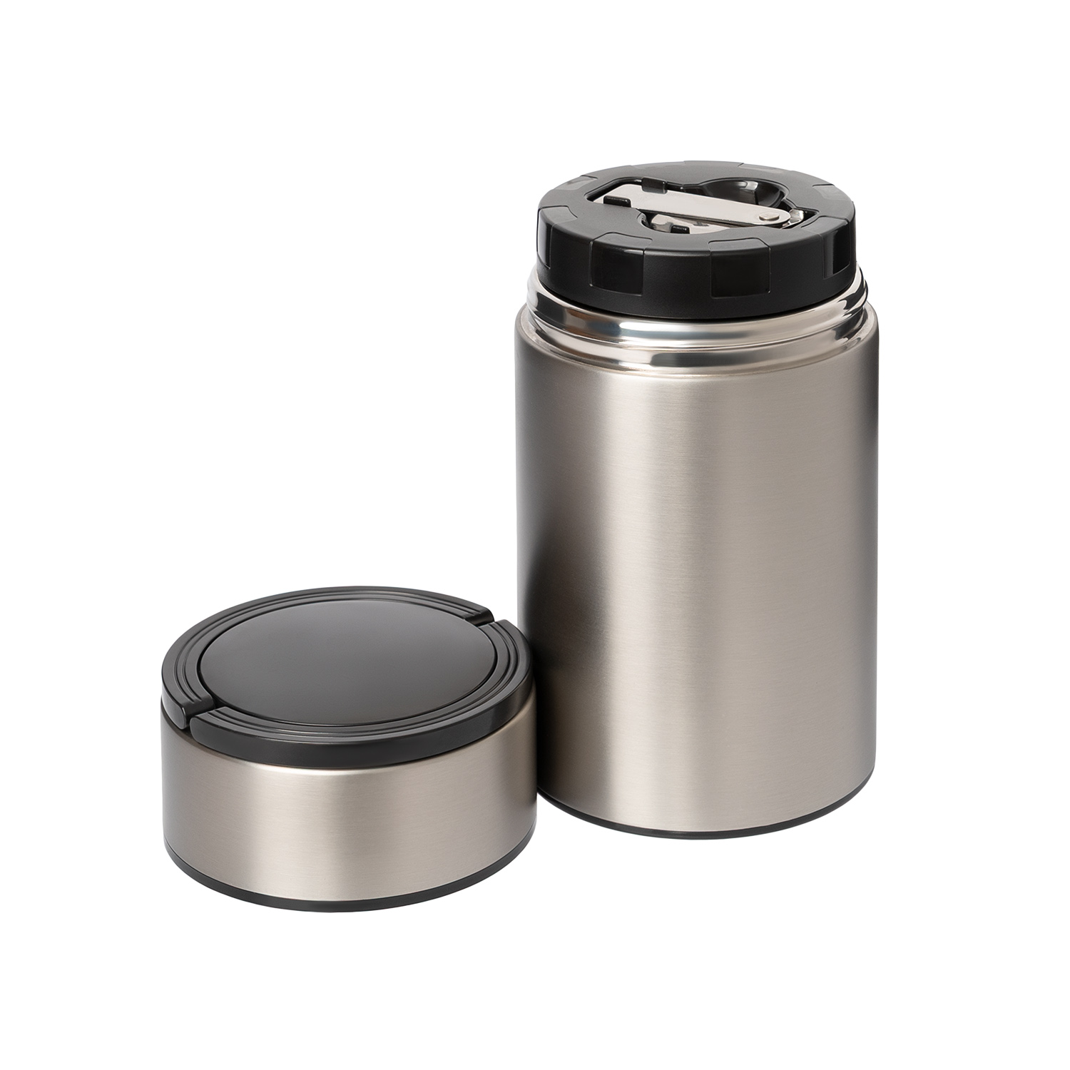 Изображение №10 | Термос для еды Бенто (Bento), серебряный