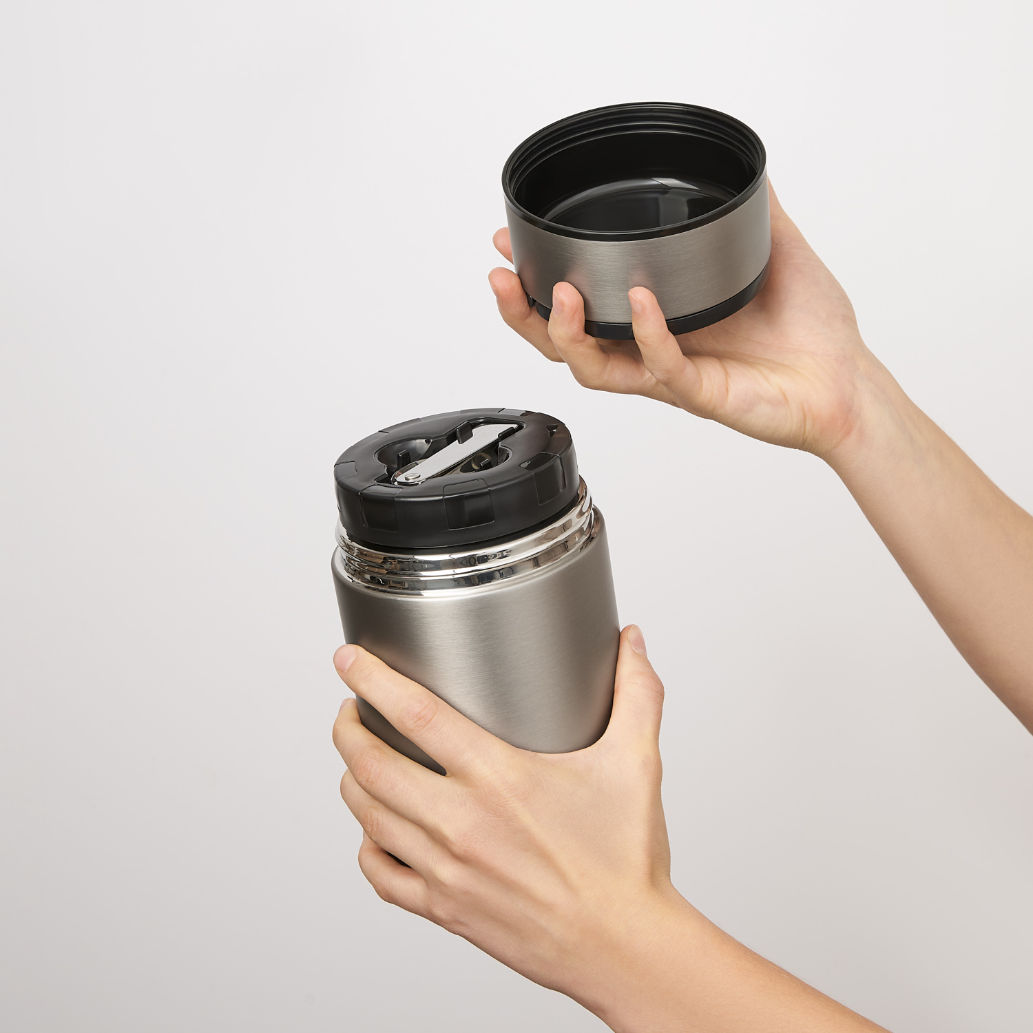 Изображение №12 | Термос для еды Бенто (Bento), серебряный