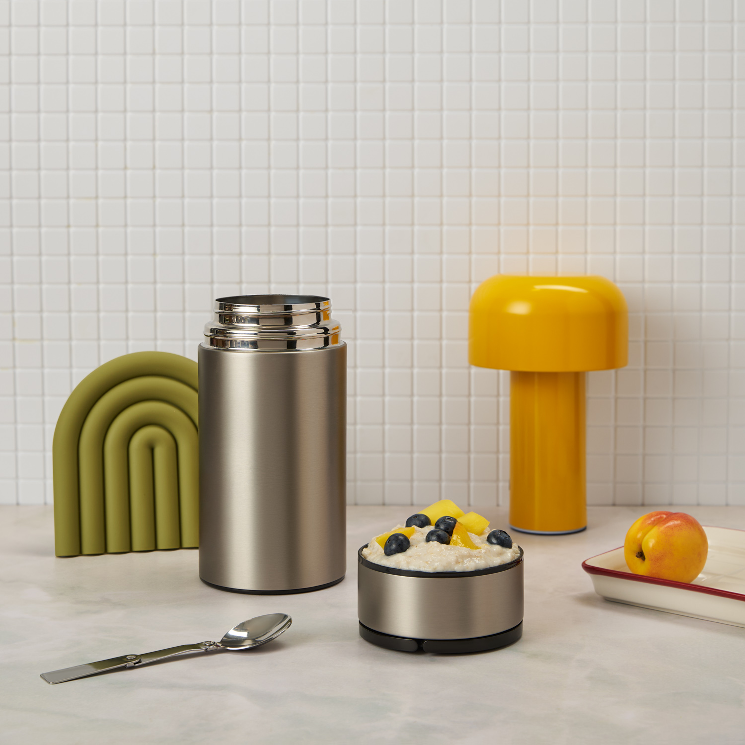 Изображение №15 | Термос для еды Бенто (Bento), серебряный