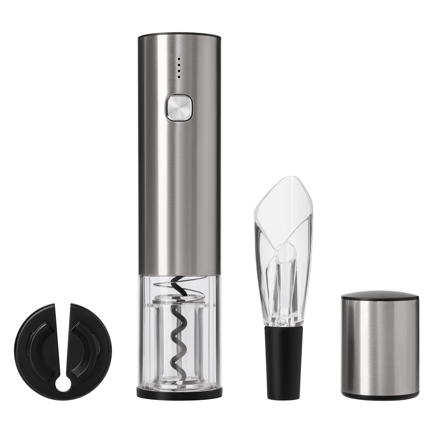 Изображение №1 | Набор для вина с электрическим штопором Винтаро (Vintaro), серебряный