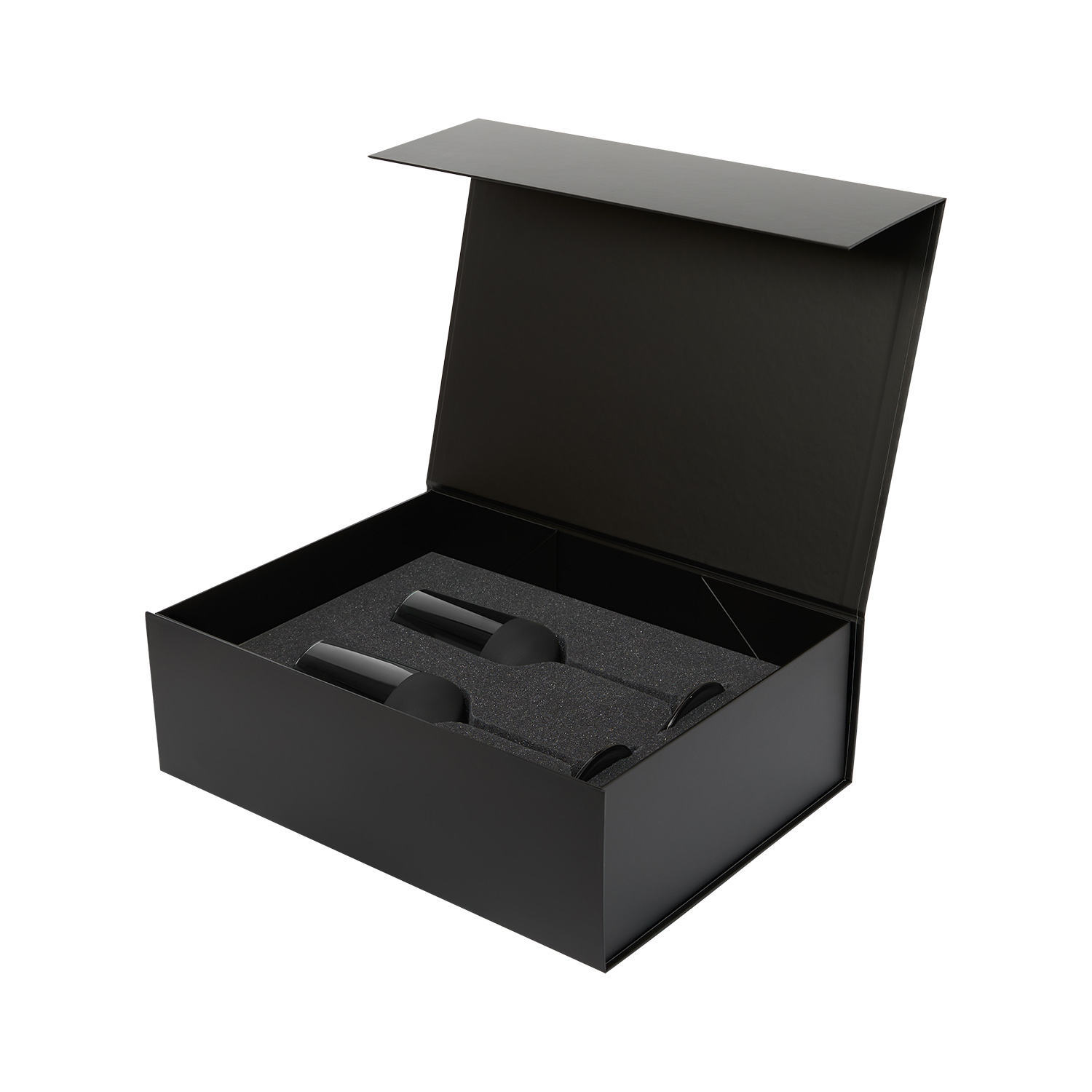 Изображение №3 | Подарочный набор 2 бокала для шампанского Блэк Эдишн (Black Edition) в черной коробке