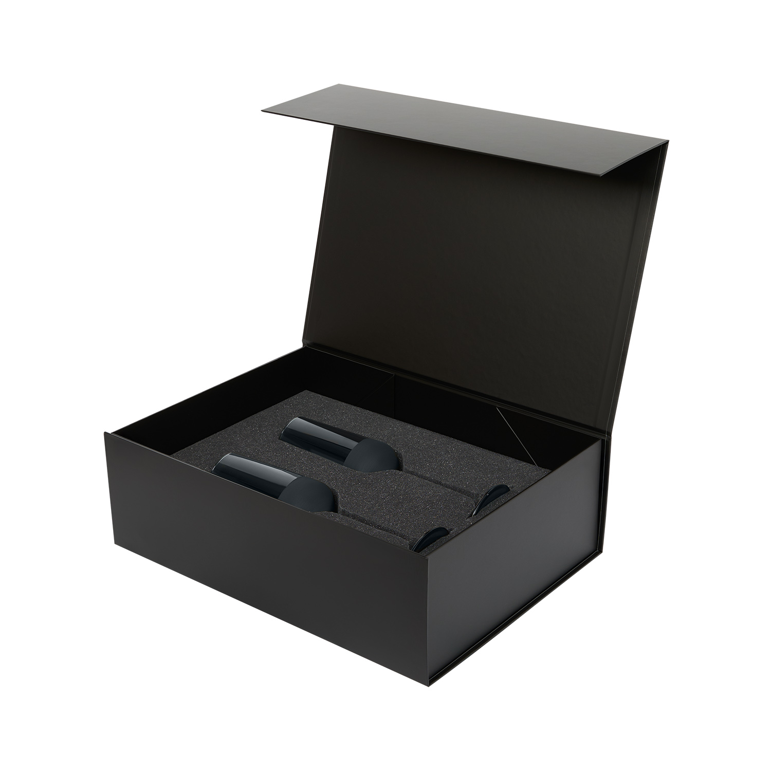 Изображение №3 | Подарочный набор 2 бокала для шампанского Сапфир (Sapphire) в черной коробке