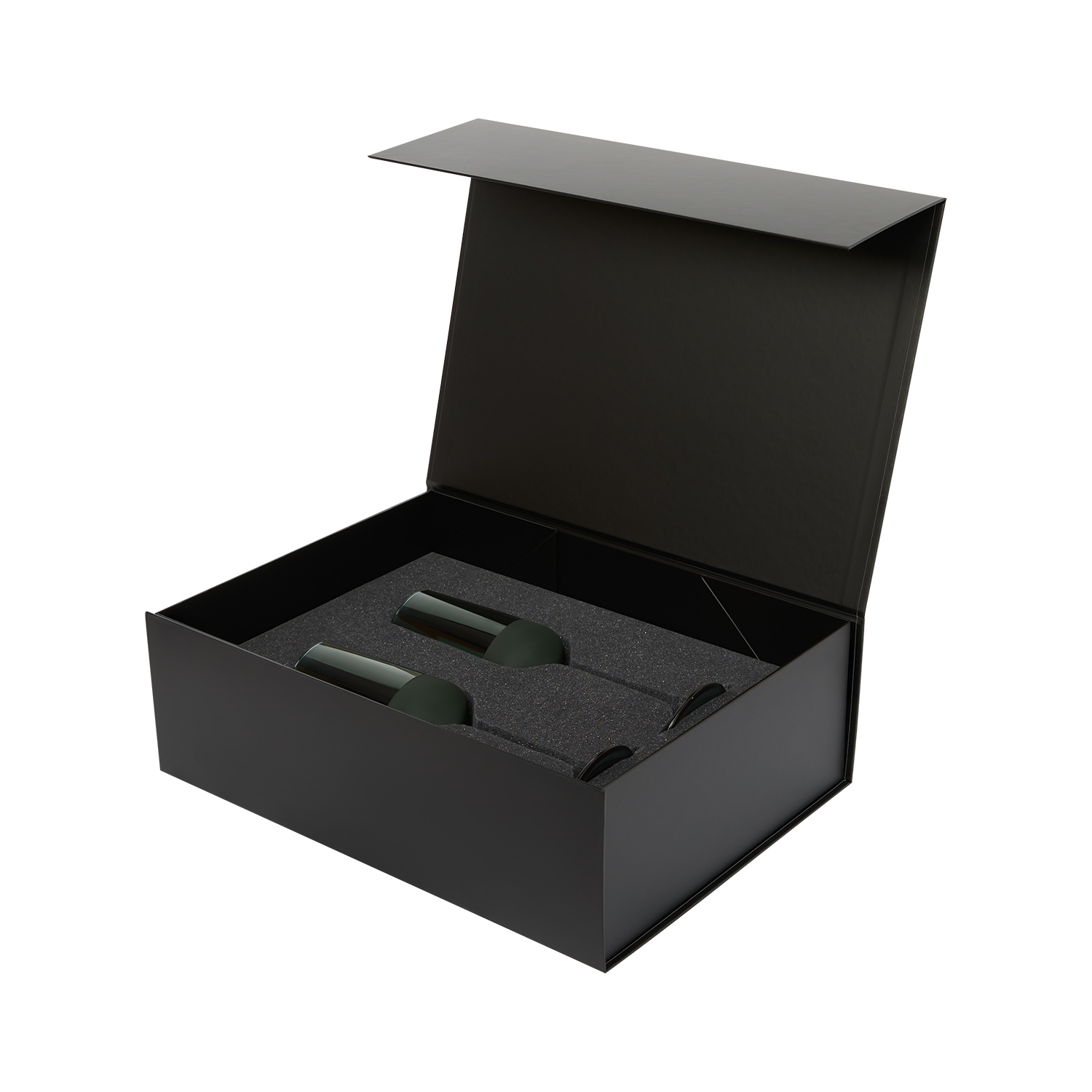 Изображение №3 | Подарочный набор 2 бокала для шампанского Эмеральд (Emerald) в черной коробке