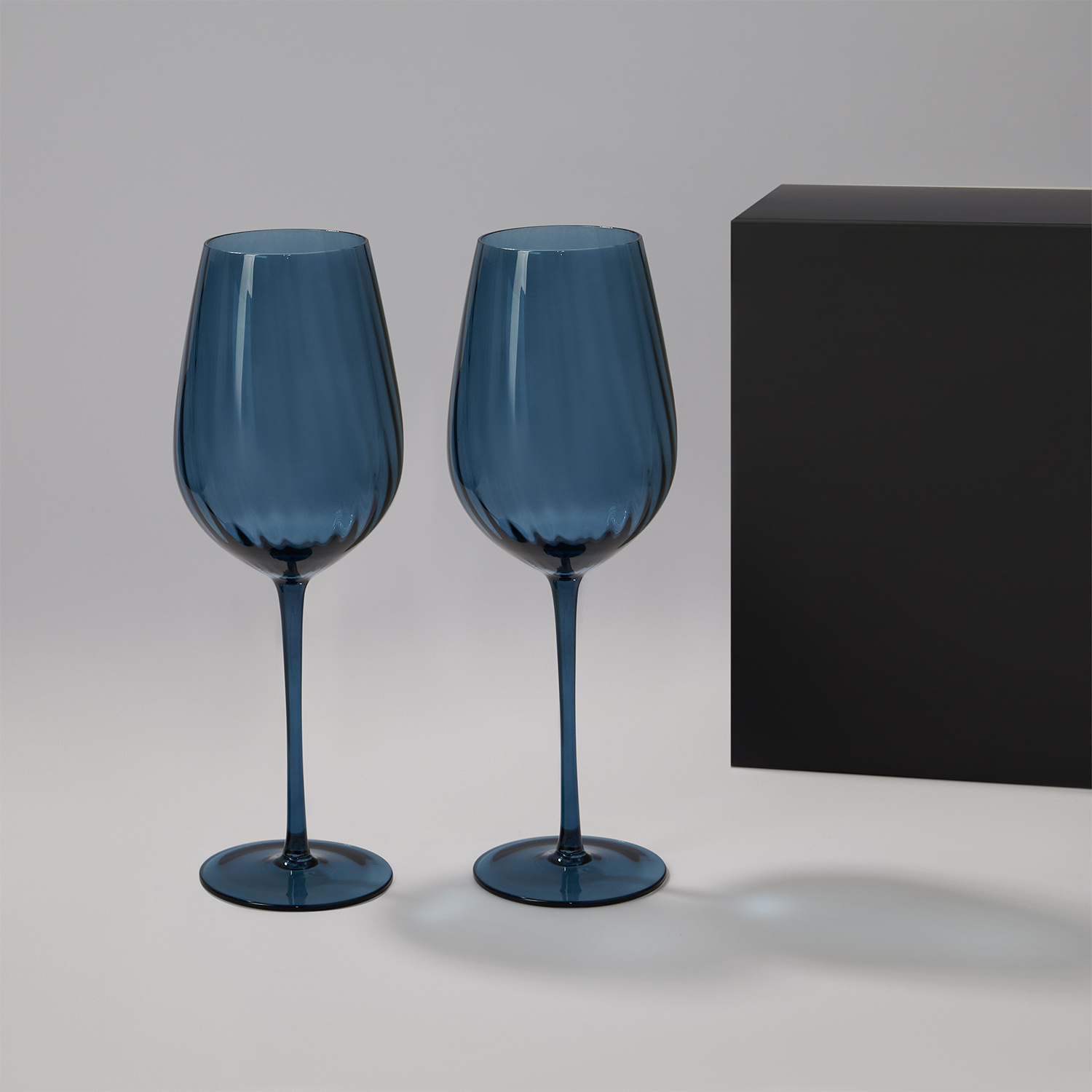 Изображение №1 | Подарочный набор 2 бокала для вина Тоскана (Toscana) в черной коробке