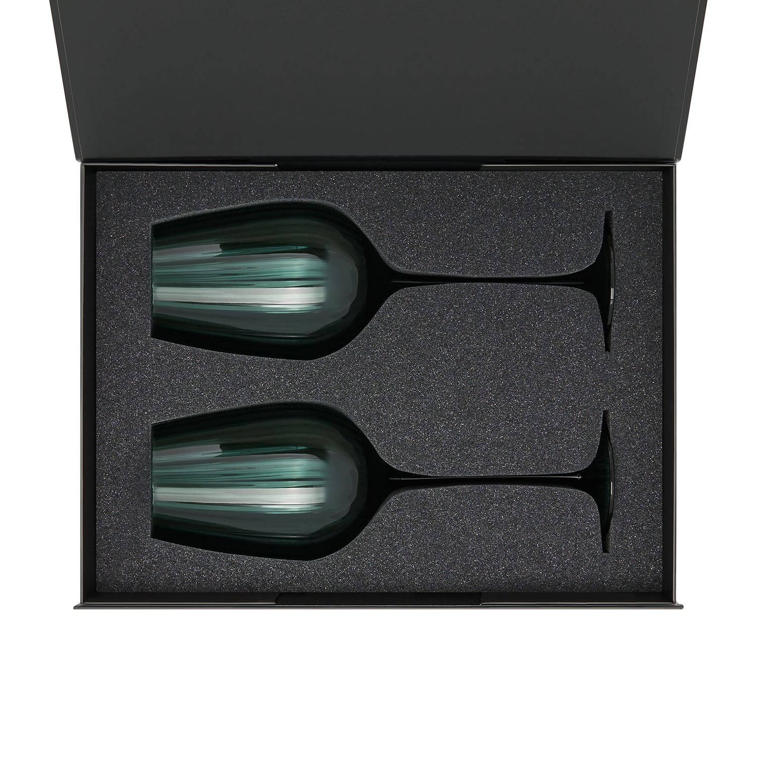 Изображение №2 | Подарочный набор 2 бокала для вина Капри (Capri) в черной коробке